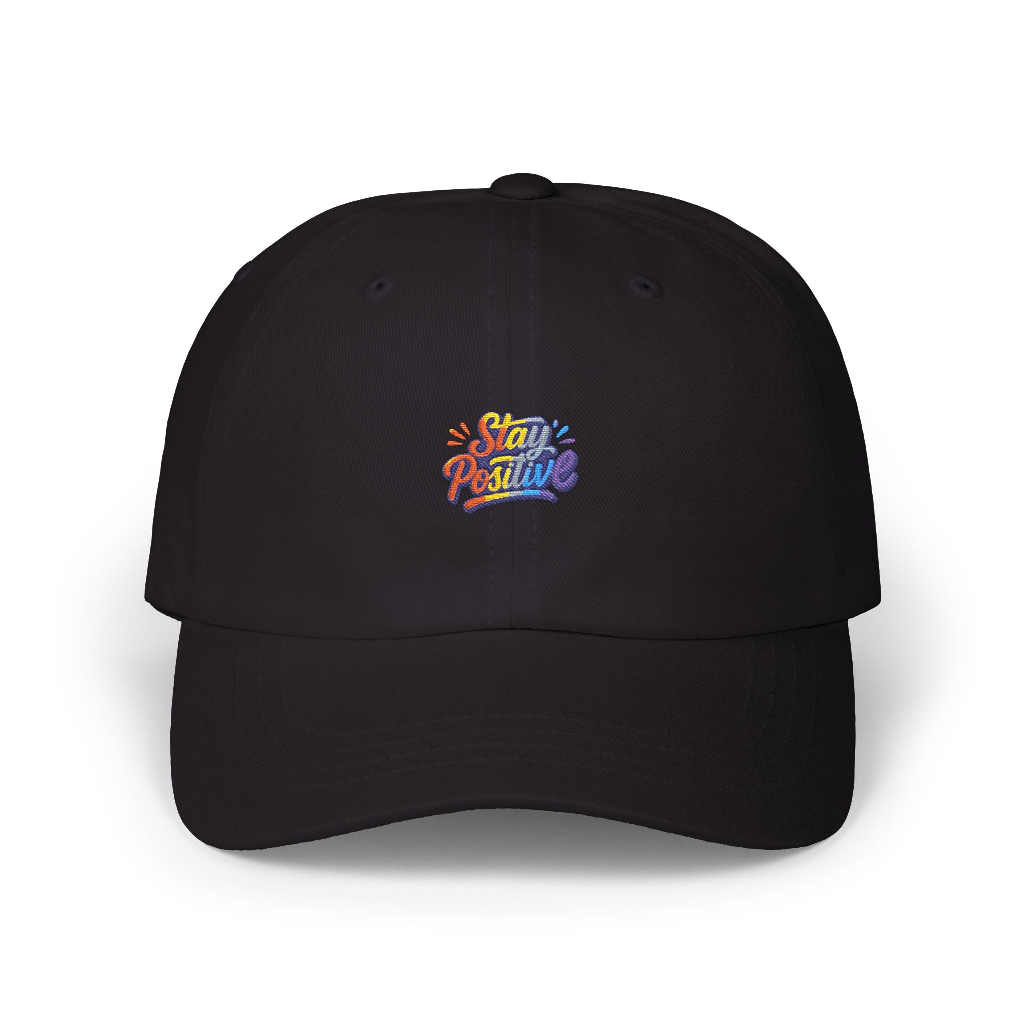 Classic Dad Cap — Colorful 'Stay Rad' Embroidered Baseball Hat