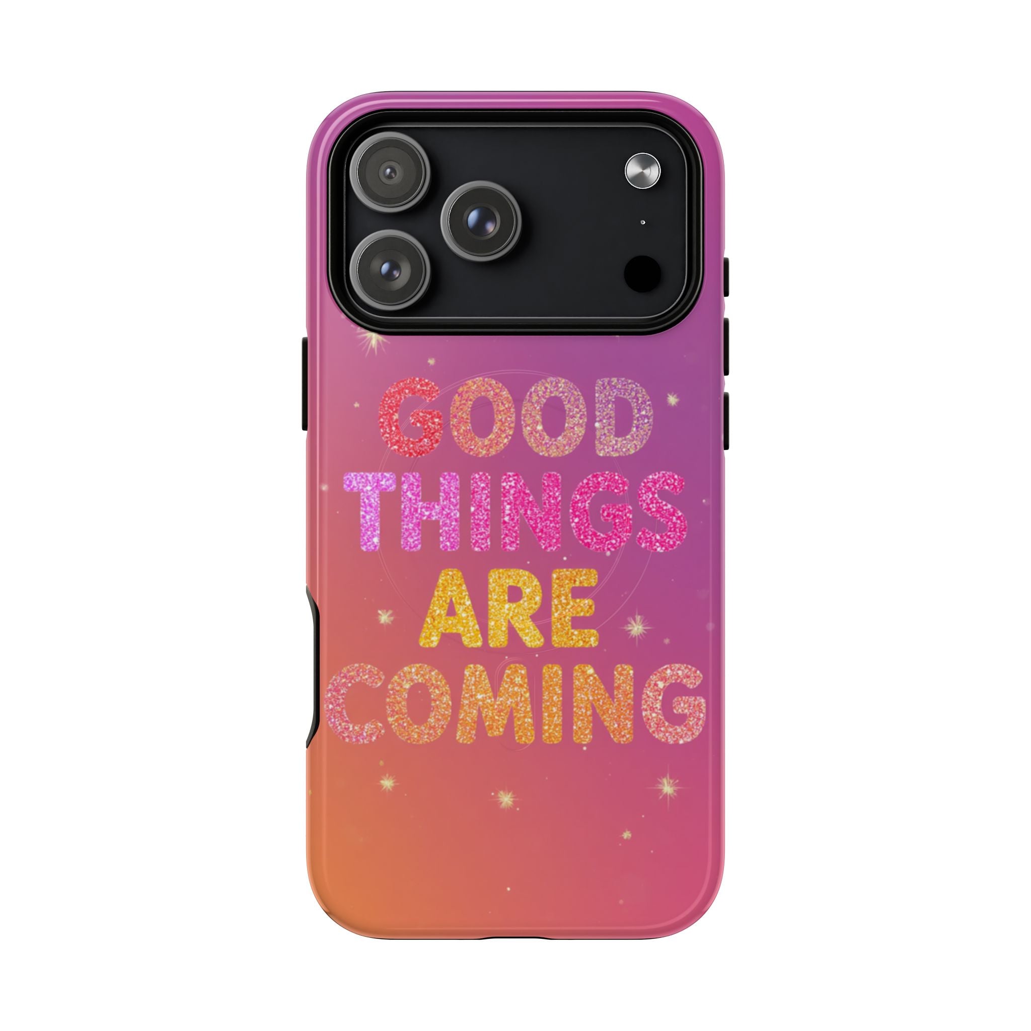 Phone Case — “Good Things Are Coming” Motivational Tough Magnetic Phone Case