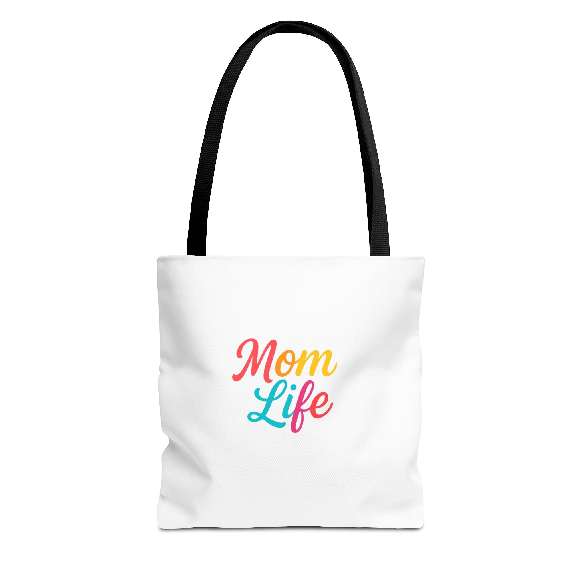 Mom Life Tote Bag — Colorful Script Mom Life Canvas Tote, Mother’s Day Gift