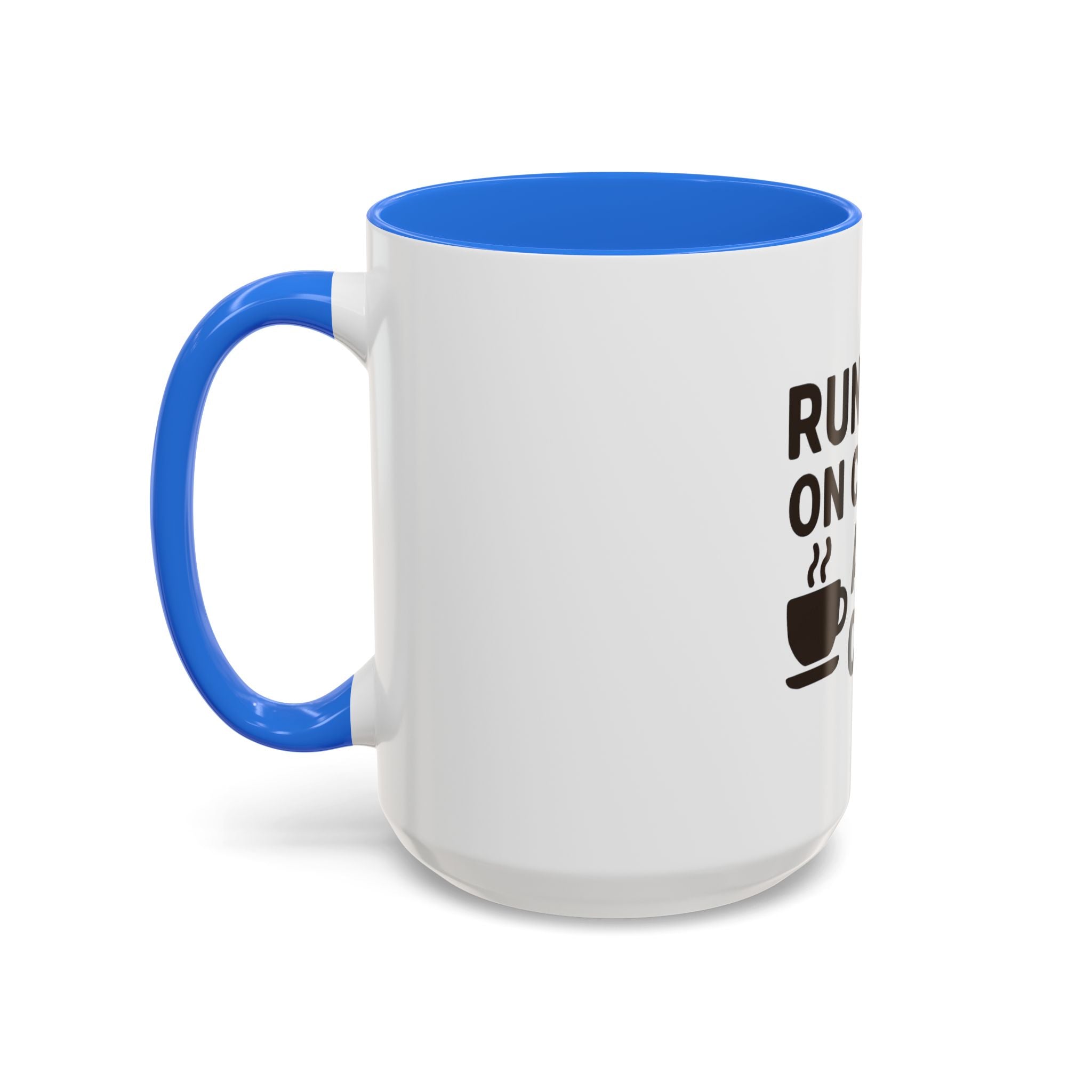 Running on Coffee and Chaos Mug (11oz/15oz) — Funny Coffee Cup for Busy Moms & Professionals