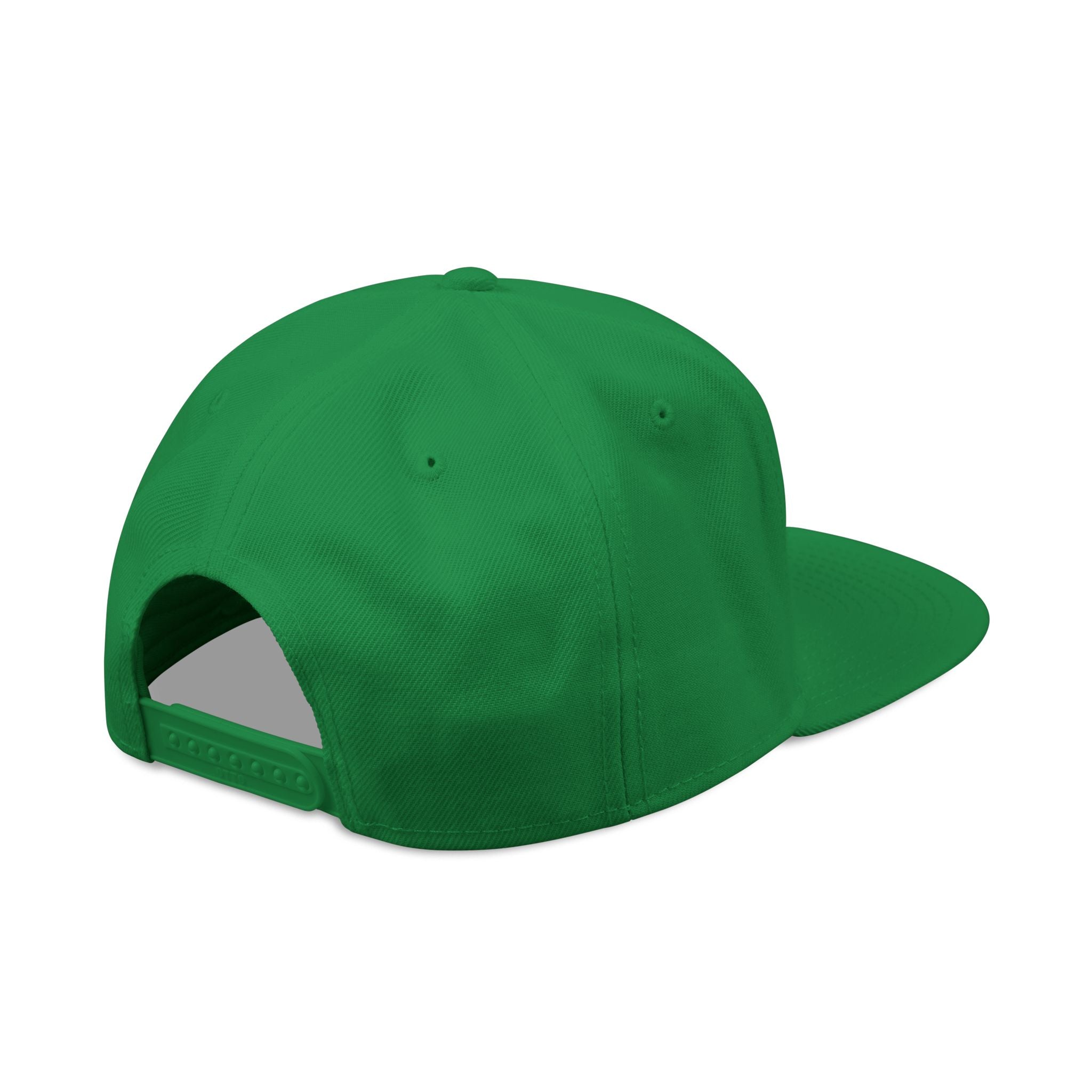 Embroidered Minimal Flag Snapback Hat