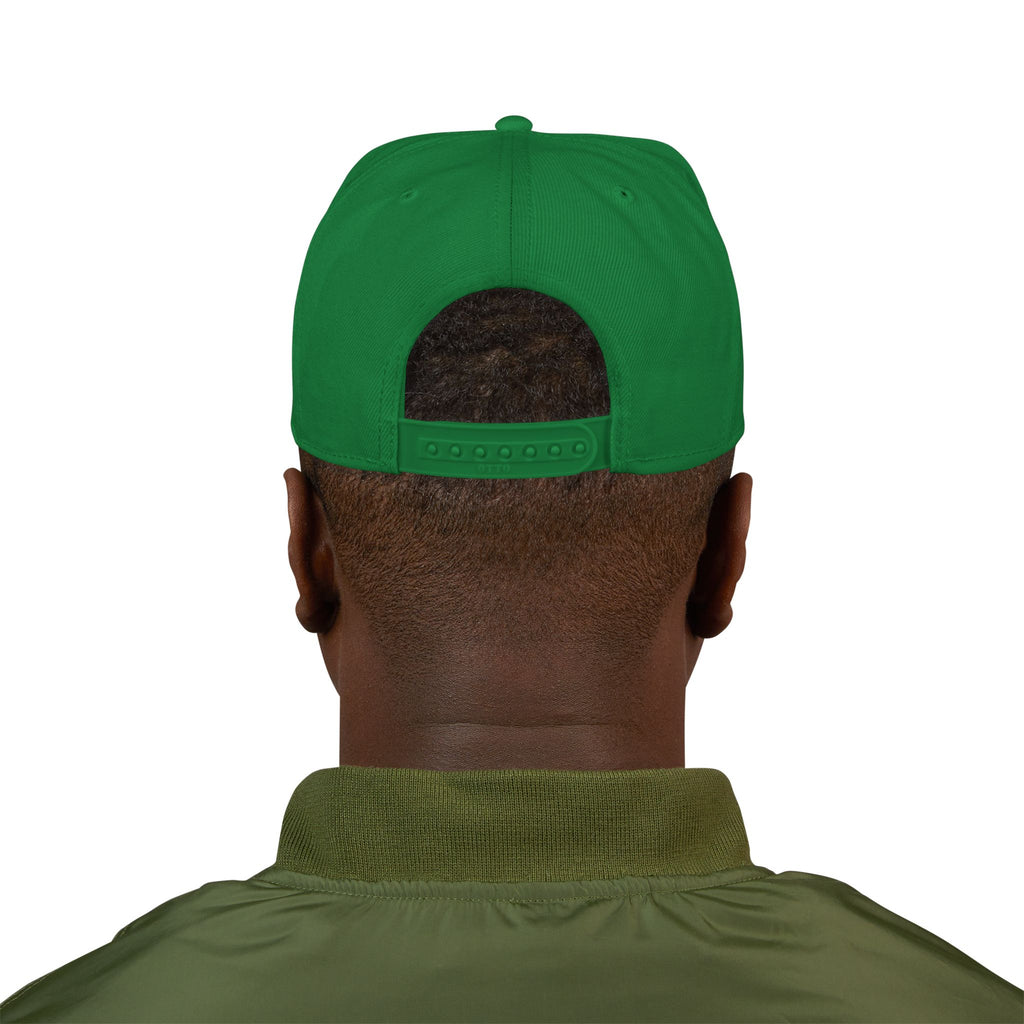 Embroidered Minimal Flag Snapback Hat