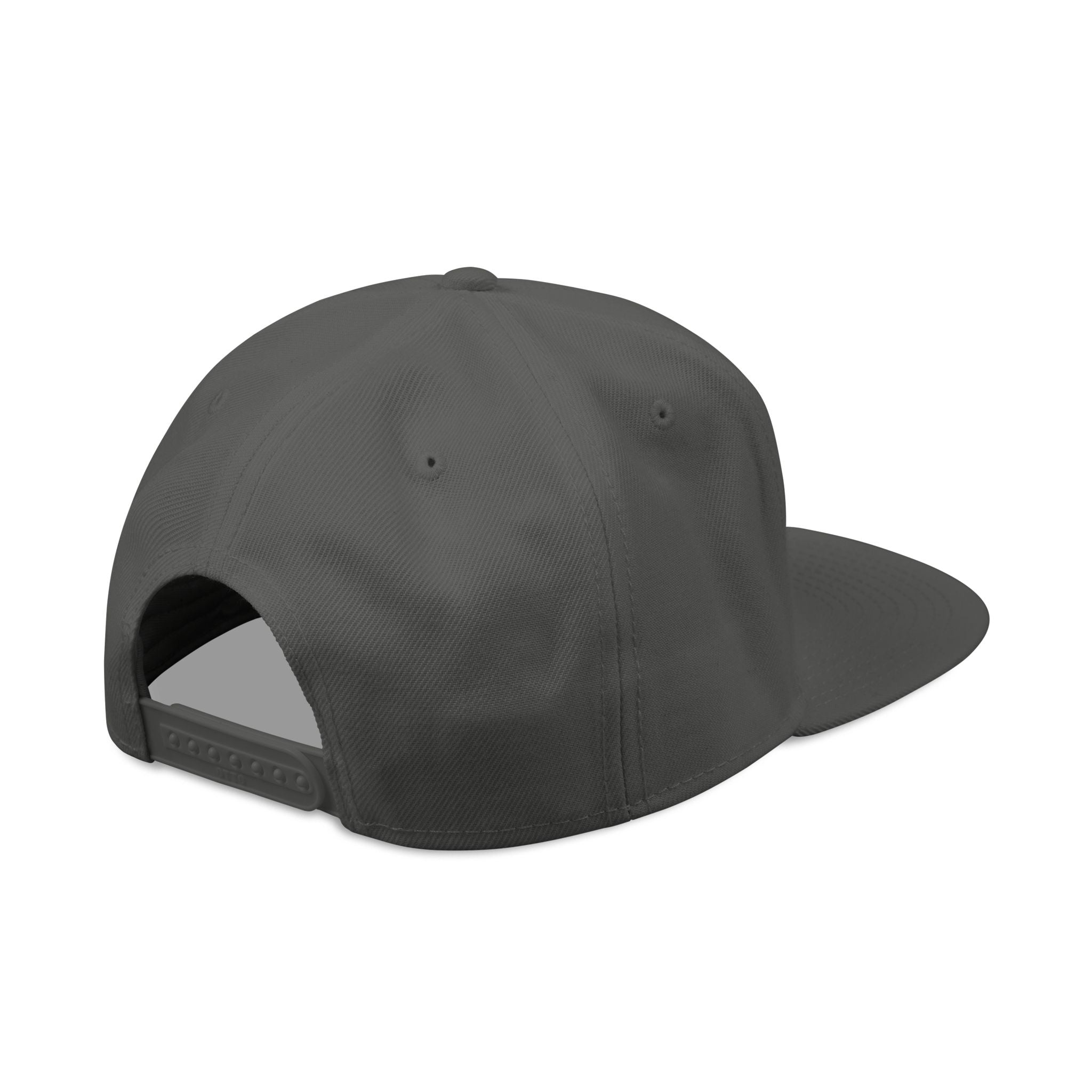 Embroidered Minimal Flag Snapback Hat